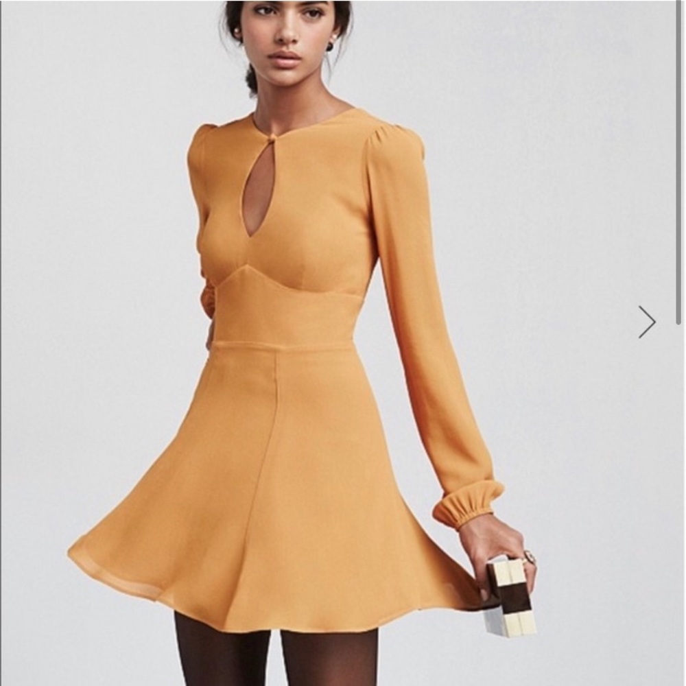 Reformation Delancey Long Sleeve Dress